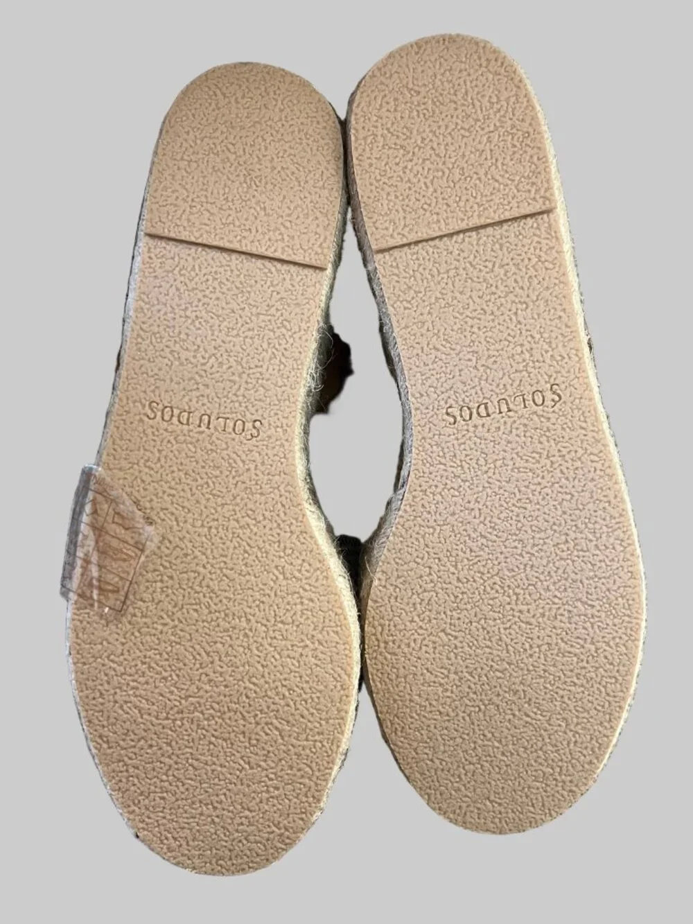 Soludos caramel suede espadrille wedge, size 8.5, NEW IN BOX!